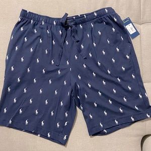 Men's Cotton Logo Pajama Shorts